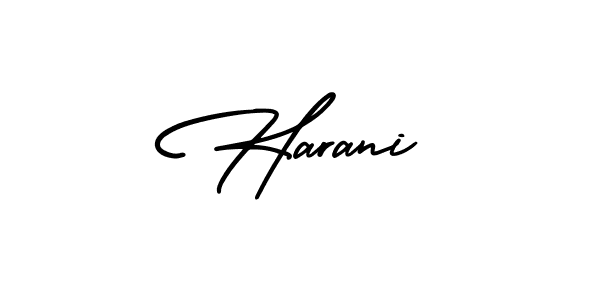Also You can easily find your signature by using the search form. We will create Harani name handwritten signature images for you free of cost using AmerikaSignatureDemo-Regular sign style. Harani signature style 3 images and pictures png