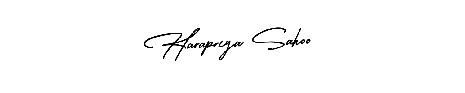 Make a beautiful signature design for name Harapriya Sahoo. Use this online signature maker to create a handwritten signature for free. Harapriya Sahoo signature style 3 images and pictures png