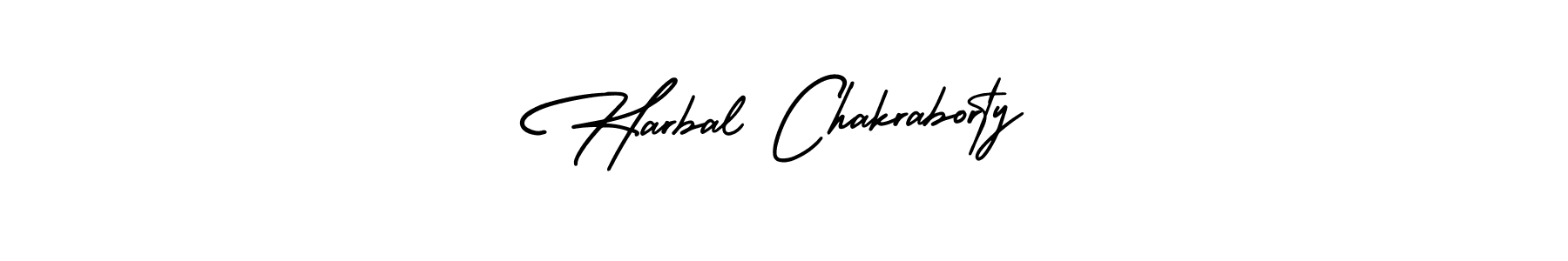 Use a signature maker to create a handwritten signature online. With this signature software, you can design (AmerikaSignatureDemo-Regular) your own signature for name Harbal Chakraborty. Harbal Chakraborty signature style 3 images and pictures png