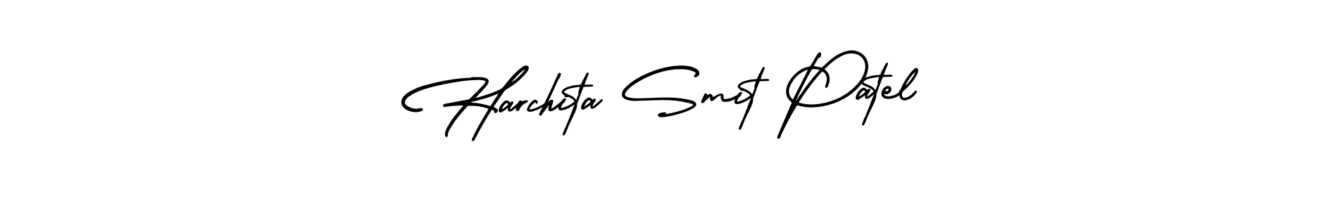 It looks lik you need a new signature style for name Harchita Smit Patel. Design unique handwritten (AmerikaSignatureDemo-Regular) signature with our free signature maker in just a few clicks. Harchita Smit Patel signature style 3 images and pictures png