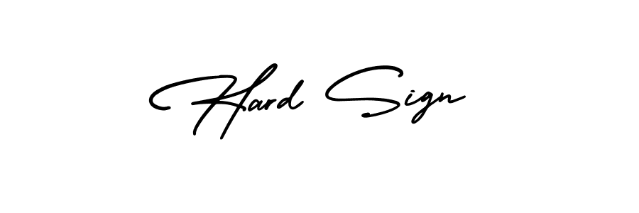 How to make Hard Sign name signature. Use AmerikaSignatureDemo-Regular style for creating short signs online. This is the latest handwritten sign. Hard Sign signature style 3 images and pictures png