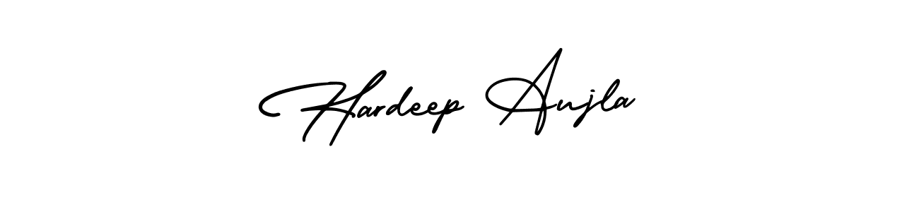 Design your own signature with our free online signature maker. With this signature software, you can create a handwritten (AmerikaSignatureDemo-Regular) signature for name Hardeep Aujla. Hardeep Aujla signature style 3 images and pictures png