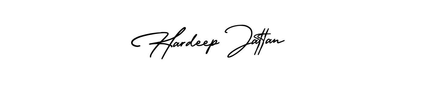 Use a signature maker to create a handwritten signature online. With this signature software, you can design (AmerikaSignatureDemo-Regular) your own signature for name Hardeep Jattan. Hardeep Jattan signature style 3 images and pictures png