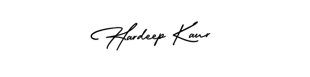 Make a beautiful signature design for name Hardeep Kaur. With this signature (AmerikaSignatureDemo-Regular) style, you can create a handwritten signature for free. Hardeep Kaur signature style 3 images and pictures png