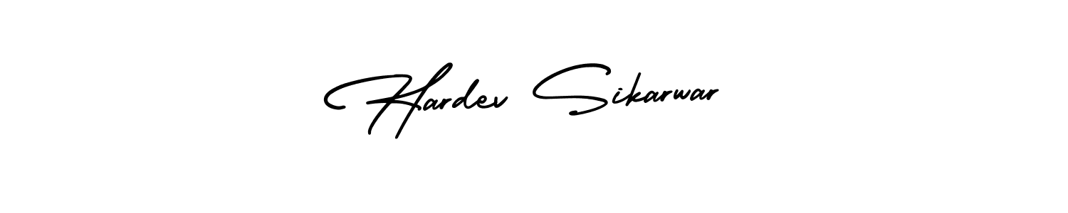 if you are searching for the best signature style for your name Hardev Sikarwar. so please give up your signature search. here we have designed multiple signature styles  using AmerikaSignatureDemo-Regular. Hardev Sikarwar signature style 3 images and pictures png