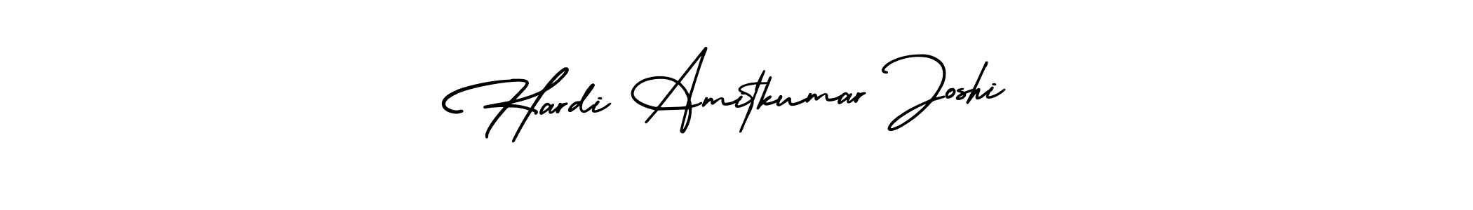 Use a signature maker to create a handwritten signature online. With this signature software, you can design (AmerikaSignatureDemo-Regular) your own signature for name Hardi Amitkumar Joshi. Hardi Amitkumar Joshi signature style 3 images and pictures png