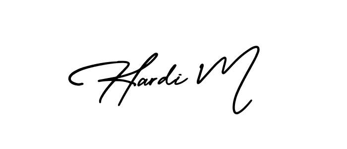 if you are searching for the best signature style for your name Hardi M. so please give up your signature search. here we have designed multiple signature styles  using AmerikaSignatureDemo-Regular. Hardi M signature style 3 images and pictures png