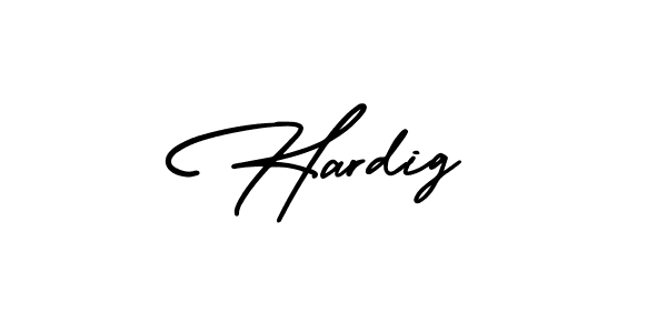 Make a beautiful signature design for name Hardig. Use this online signature maker to create a handwritten signature for free. Hardig signature style 3 images and pictures png