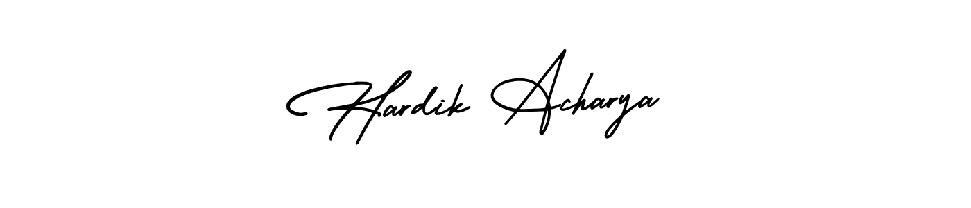 You can use this online signature creator to create a handwritten signature for the name Hardik Acharya. This is the best online autograph maker. Hardik Acharya signature style 3 images and pictures png