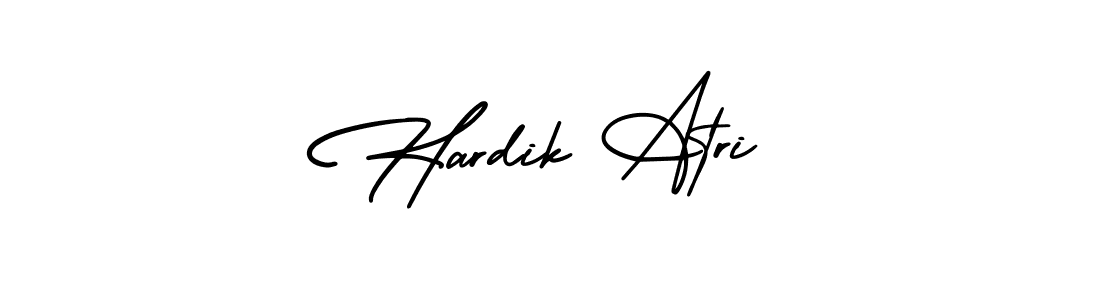 Also we have Hardik Atri name is the best signature style. Create professional handwritten signature collection using AmerikaSignatureDemo-Regular autograph style. Hardik Atri signature style 3 images and pictures png