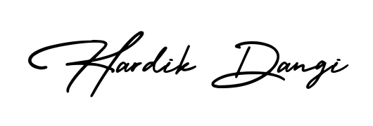 Design your own signature with our free online signature maker. With this signature software, you can create a handwritten (AmerikaSignatureDemo-Regular) signature for name Hardik Dangi. Hardik Dangi signature style 3 images and pictures png