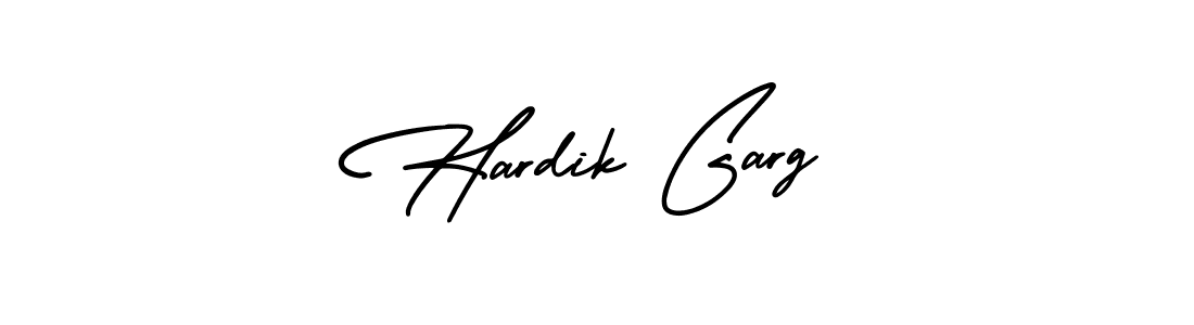 Create a beautiful signature design for name Hardik Garg. With this signature (AmerikaSignatureDemo-Regular) fonts, you can make a handwritten signature for free. Hardik Garg signature style 3 images and pictures png