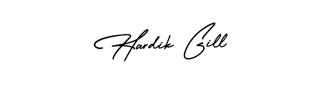 Make a beautiful signature design for name Hardik Gill. Use this online signature maker to create a handwritten signature for free. Hardik Gill signature style 3 images and pictures png