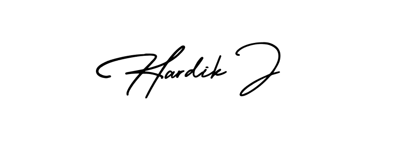 Also we have Hardik J name is the best signature style. Create professional handwritten signature collection using AmerikaSignatureDemo-Regular autograph style. Hardik J signature style 3 images and pictures png