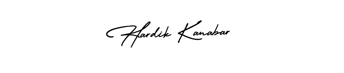 Create a beautiful signature design for name Hardik Kanabar. With this signature (AmerikaSignatureDemo-Regular) fonts, you can make a handwritten signature for free. Hardik Kanabar signature style 3 images and pictures png
