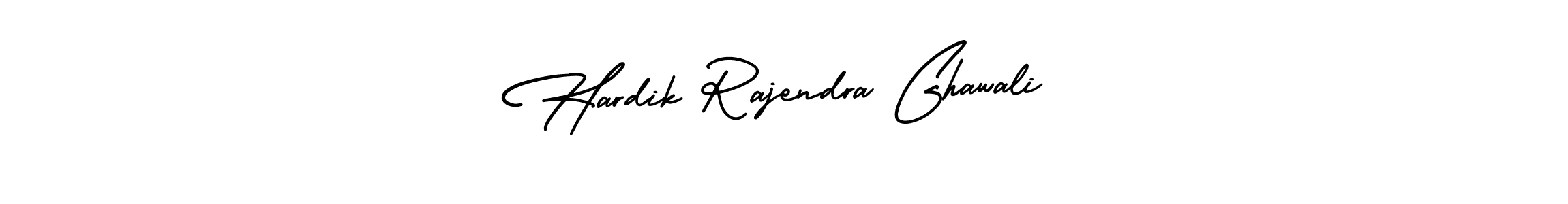 The best way (AmerikaSignatureDemo-Regular) to make a short signature is to pick only two or three words in your name. The name Hardik Rajendra Ghawali include a total of six letters. For converting this name. Hardik Rajendra Ghawali signature style 3 images and pictures png