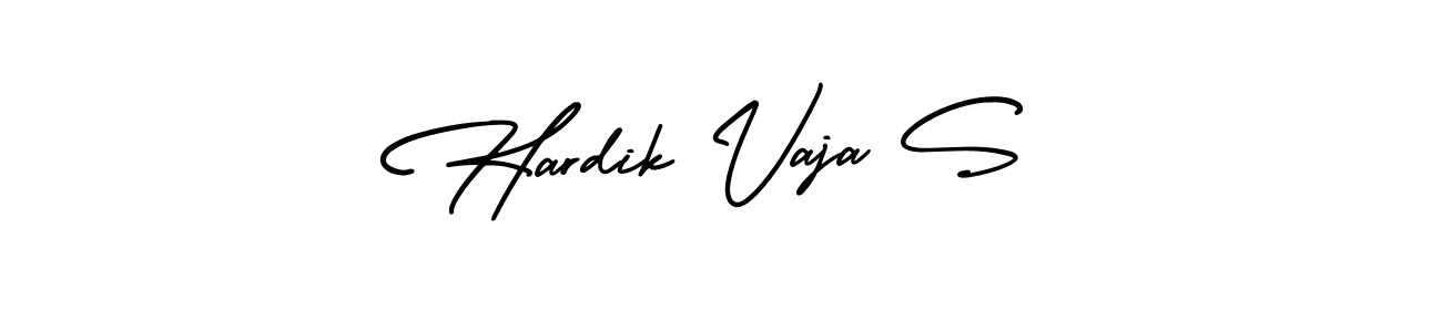 AmerikaSignatureDemo-Regular is a professional signature style that is perfect for those who want to add a touch of class to their signature. It is also a great choice for those who want to make their signature more unique. Get Hardik Vaja S name to fancy signature for free. Hardik Vaja S signature style 3 images and pictures png