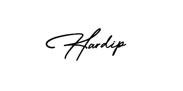 Design your own signature with our free online signature maker. With this signature software, you can create a handwritten (AmerikaSignatureDemo-Regular) signature for name Hardip. Hardip signature style 3 images and pictures png