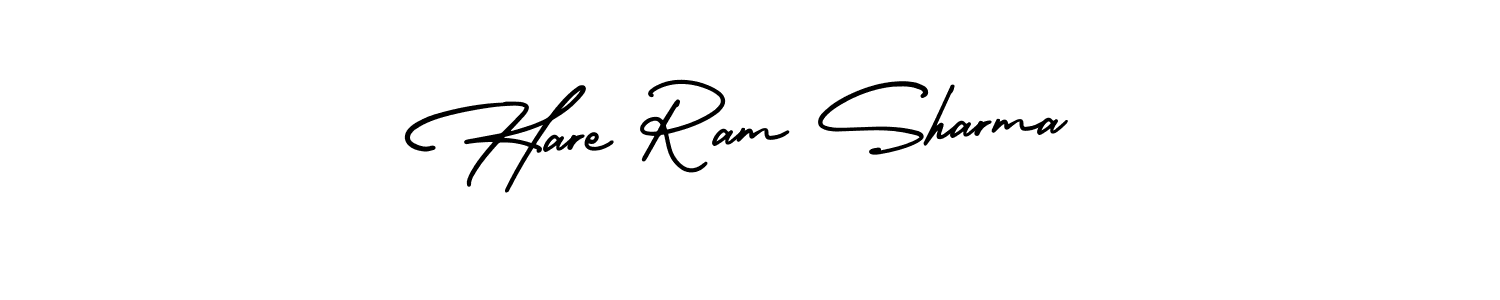 Use a signature maker to create a handwritten signature online. With this signature software, you can design (AmerikaSignatureDemo-Regular) your own signature for name Hare Ram Sharma. Hare Ram Sharma signature style 3 images and pictures png