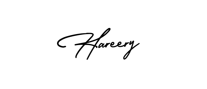 It looks lik you need a new signature style for name Hareery. Design unique handwritten (AmerikaSignatureDemo-Regular) signature with our free signature maker in just a few clicks. Hareery signature style 3 images and pictures png