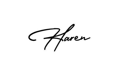How to Draw Haren signature style? AmerikaSignatureDemo-Regular is a latest design signature styles for name Haren. Haren signature style 3 images and pictures png