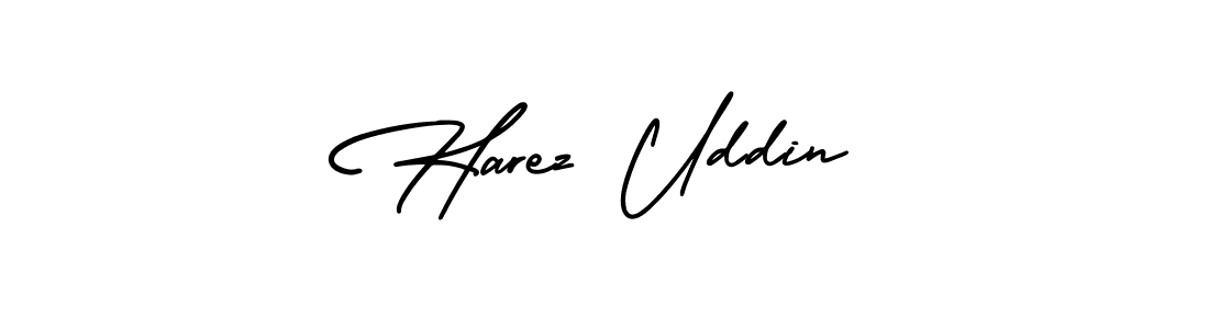 Similarly AmerikaSignatureDemo-Regular is the best handwritten signature design. Signature creator online .You can use it as an online autograph creator for name Harez Uddin. Harez Uddin signature style 3 images and pictures png