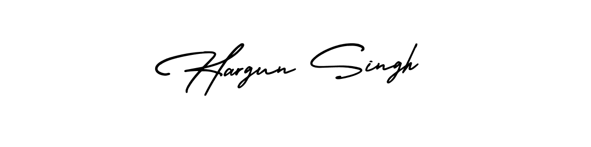 Best and Professional Signature Style for Hargun Singh. AmerikaSignatureDemo-Regular Best Signature Style Collection. Hargun Singh signature style 3 images and pictures png