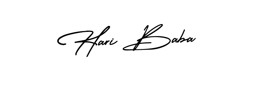 Make a beautiful signature design for name Hari Baba. With this signature (AmerikaSignatureDemo-Regular) style, you can create a handwritten signature for free. Hari Baba signature style 3 images and pictures png