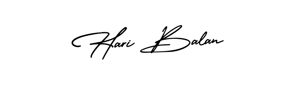 The best way (AmerikaSignatureDemo-Regular) to make a short signature is to pick only two or three words in your name. The name Hari Balan include a total of six letters. For converting this name. Hari Balan signature style 3 images and pictures png