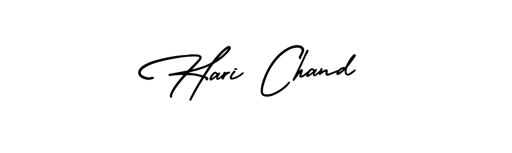 How to make Hari Chand name signature. Use AmerikaSignatureDemo-Regular style for creating short signs online. This is the latest handwritten sign. Hari Chand signature style 3 images and pictures png