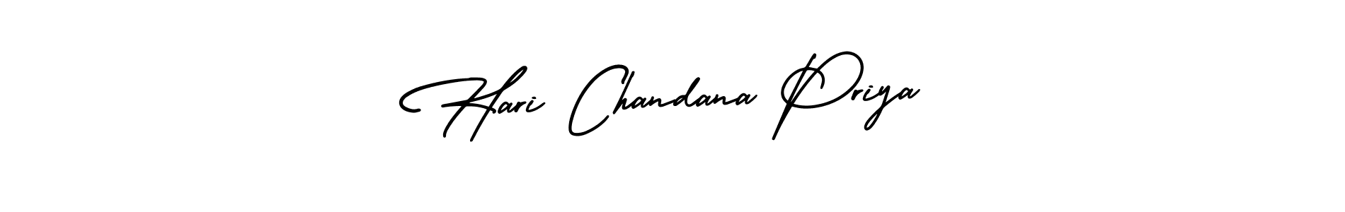 How to make Hari Chandana Priya signature? AmerikaSignatureDemo-Regular is a professional autograph style. Create handwritten signature for Hari Chandana Priya name. Hari Chandana Priya signature style 3 images and pictures png