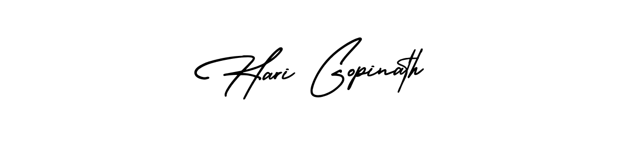 Create a beautiful signature design for name Hari Gopinath. With this signature (AmerikaSignatureDemo-Regular) fonts, you can make a handwritten signature for free. Hari Gopinath signature style 3 images and pictures png
