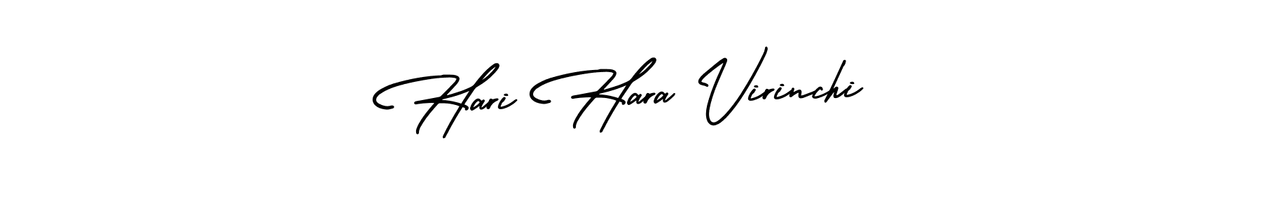 Design your own signature with our free online signature maker. With this signature software, you can create a handwritten (AmerikaSignatureDemo-Regular) signature for name Hari Hara Virinchi. Hari Hara Virinchi signature style 3 images and pictures png