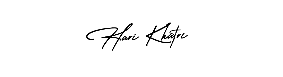 This is the best signature style for the Hari Khatri name. Also you like these signature font (AmerikaSignatureDemo-Regular). Mix name signature. Hari Khatri signature style 3 images and pictures png