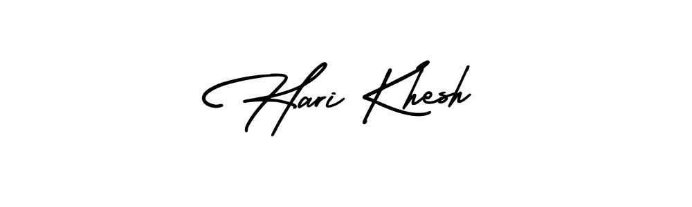 Also You can easily find your signature by using the search form. We will create Hari Khesh name handwritten signature images for you free of cost using AmerikaSignatureDemo-Regular sign style. Hari Khesh signature style 3 images and pictures png