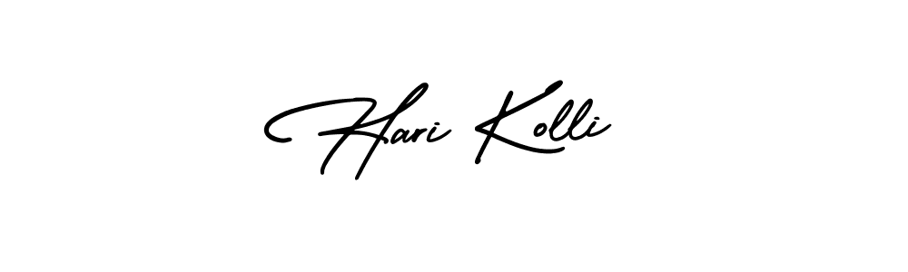 if you are searching for the best signature style for your name Hari Kolli. so please give up your signature search. here we have designed multiple signature styles  using AmerikaSignatureDemo-Regular. Hari Kolli signature style 3 images and pictures png