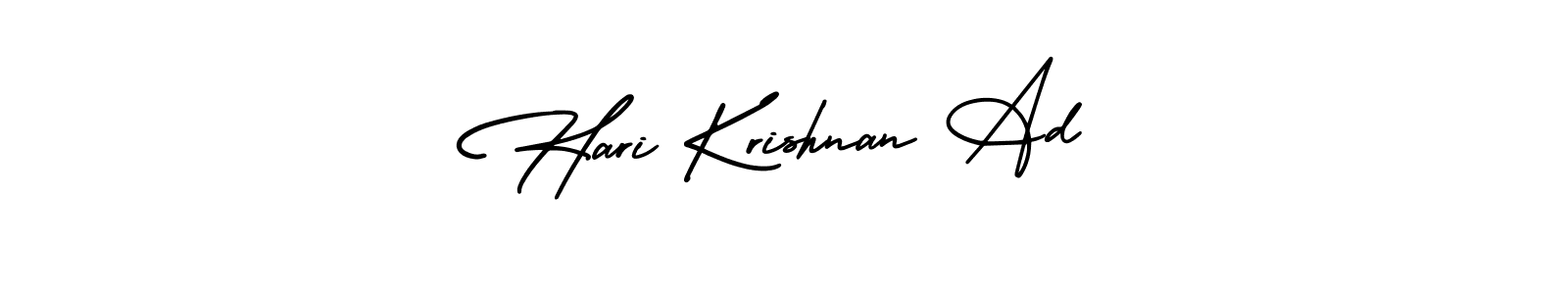 How to make Hari Krishnan Ad signature? AmerikaSignatureDemo-Regular is a professional autograph style. Create handwritten signature for Hari Krishnan Ad name. Hari Krishnan Ad signature style 3 images and pictures png