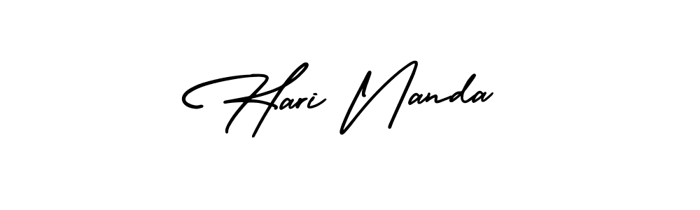 Best and Professional Signature Style for Hari Nanda. AmerikaSignatureDemo-Regular Best Signature Style Collection. Hari Nanda signature style 3 images and pictures png