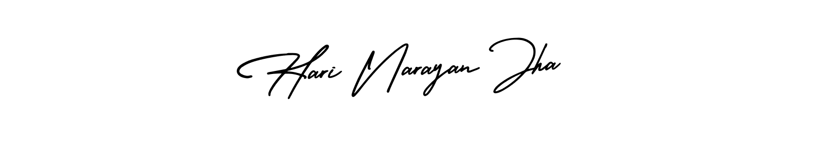 Design your own signature with our free online signature maker. With this signature software, you can create a handwritten (AmerikaSignatureDemo-Regular) signature for name Hari Narayan Jha. Hari Narayan Jha signature style 3 images and pictures png