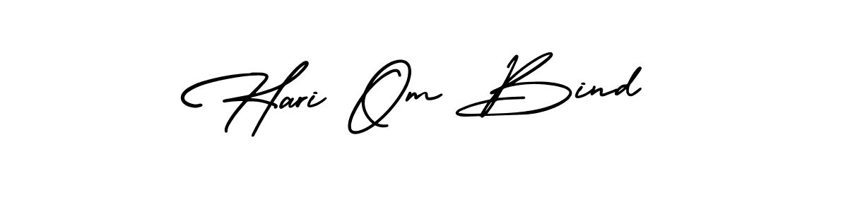 Similarly AmerikaSignatureDemo-Regular is the best handwritten signature design. Signature creator online .You can use it as an online autograph creator for name Hari Om Bind. Hari Om Bind signature style 3 images and pictures png