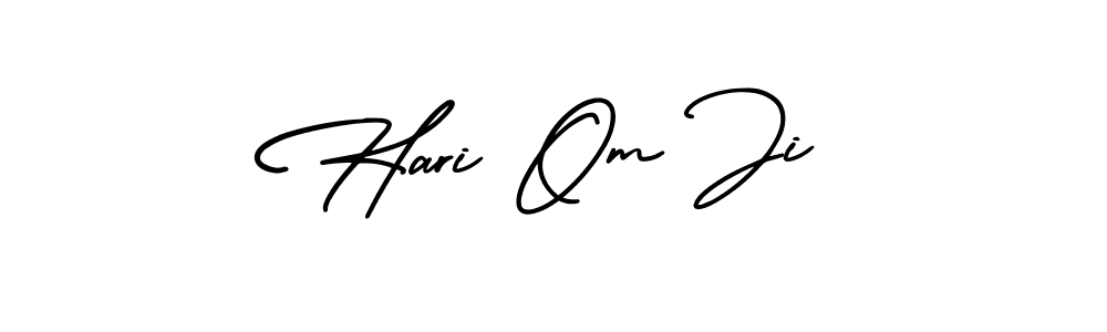 if you are searching for the best signature style for your name Hari Om Ji. so please give up your signature search. here we have designed multiple signature styles  using AmerikaSignatureDemo-Regular. Hari Om Ji signature style 3 images and pictures png