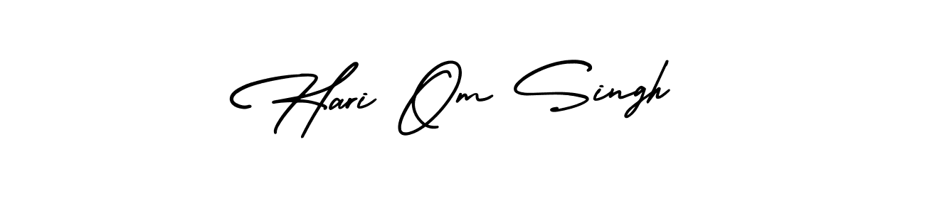 How to make Hari Om Singh signature? AmerikaSignatureDemo-Regular is a professional autograph style. Create handwritten signature for Hari Om Singh name. Hari Om Singh signature style 3 images and pictures png