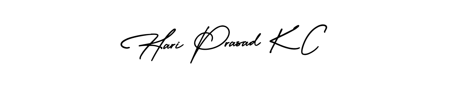 Create a beautiful signature design for name Hari Prasad K C. With this signature (AmerikaSignatureDemo-Regular) fonts, you can make a handwritten signature for free. Hari Prasad K C signature style 3 images and pictures png