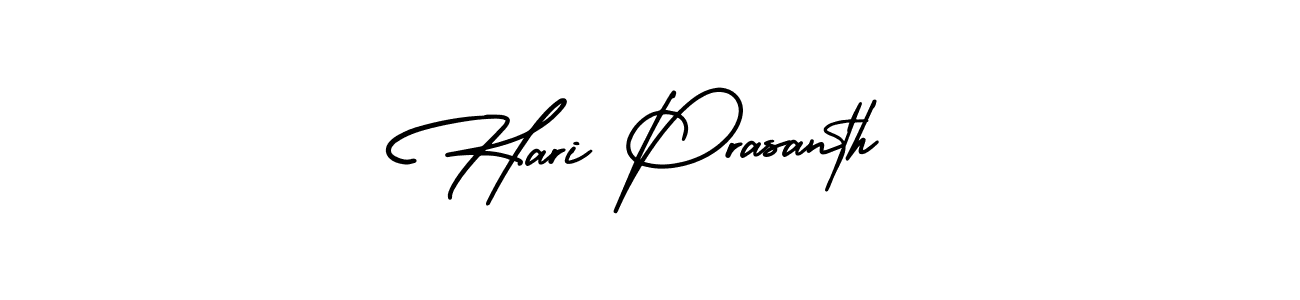 Make a beautiful signature design for name Hari Prasanth. With this signature (AmerikaSignatureDemo-Regular) style, you can create a handwritten signature for free. Hari Prasanth signature style 3 images and pictures png