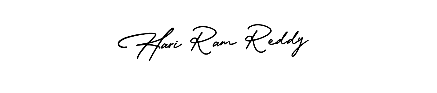 Design your own signature with our free online signature maker. With this signature software, you can create a handwritten (AmerikaSignatureDemo-Regular) signature for name Hari Ram Reddy. Hari Ram Reddy signature style 3 images and pictures png