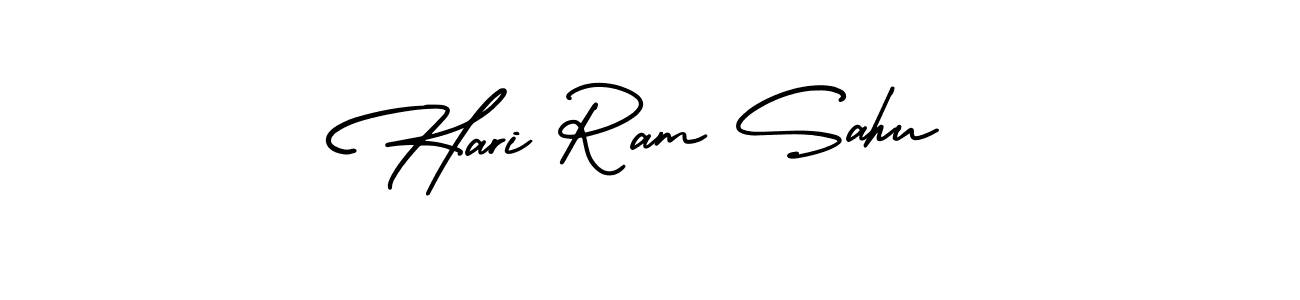 Hari Ram Sahu stylish signature style. Best Handwritten Sign (AmerikaSignatureDemo-Regular) for my name. Handwritten Signature Collection Ideas for my name Hari Ram Sahu. Hari Ram Sahu signature style 3 images and pictures png