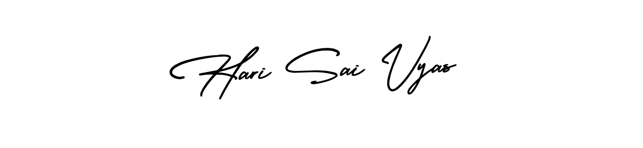 Also we have Hari Sai Vyas name is the best signature style. Create professional handwritten signature collection using AmerikaSignatureDemo-Regular autograph style. Hari Sai Vyas signature style 3 images and pictures png