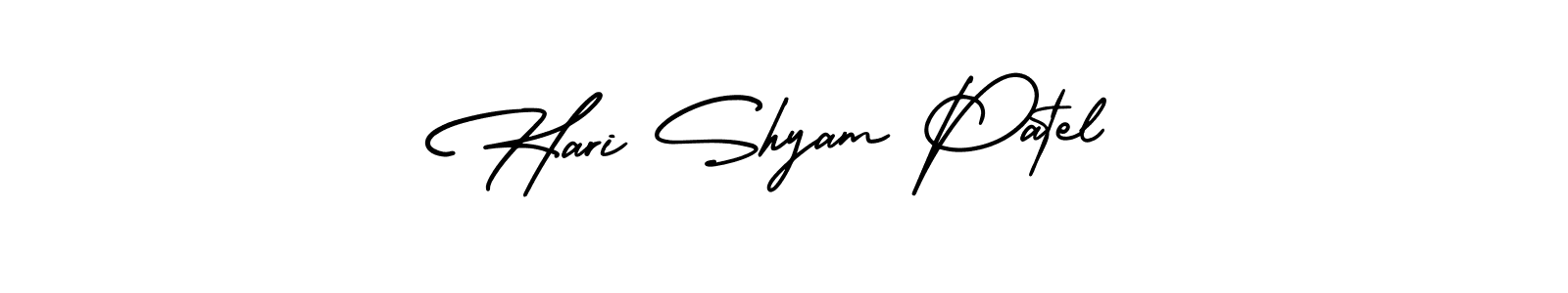 How to make Hari Shyam Patel name signature. Use AmerikaSignatureDemo-Regular style for creating short signs online. This is the latest handwritten sign. Hari Shyam Patel signature style 3 images and pictures png