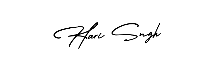 Design your own signature with our free online signature maker. With this signature software, you can create a handwritten (AmerikaSignatureDemo-Regular) signature for name Hari Sngh. Hari Sngh signature style 3 images and pictures png