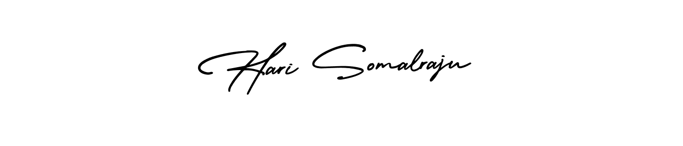 Hari Somalraju stylish signature style. Best Handwritten Sign (AmerikaSignatureDemo-Regular) for my name. Handwritten Signature Collection Ideas for my name Hari Somalraju. Hari Somalraju signature style 3 images and pictures png